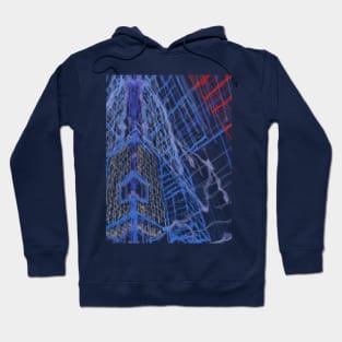 Fabulous and electric abstract lines. Hoodie